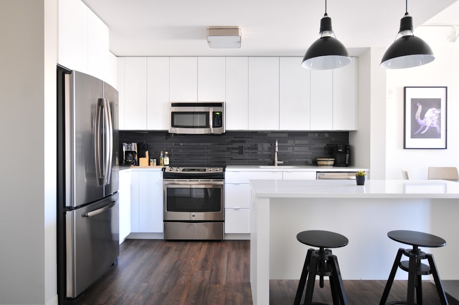 Warm kitchen renovation with natural wood cabinetry