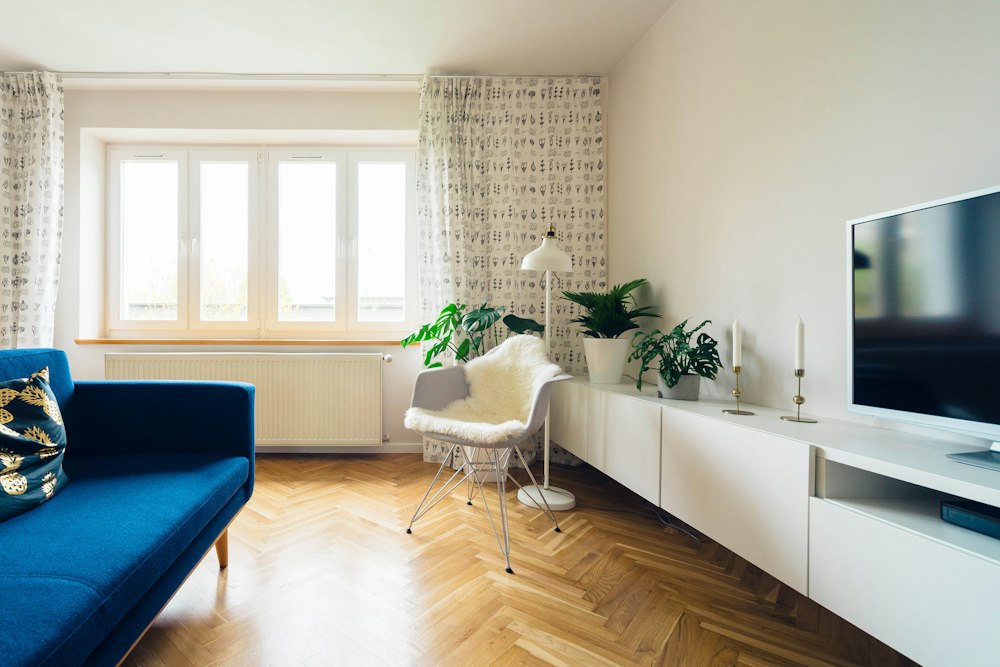 Renovated apartment with refined flooring