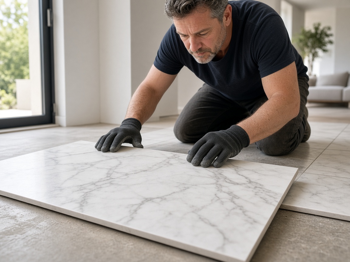 Precision tile installation